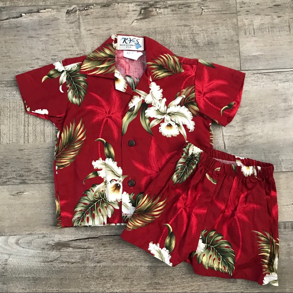 Hawaiian Baby Boy Outfit